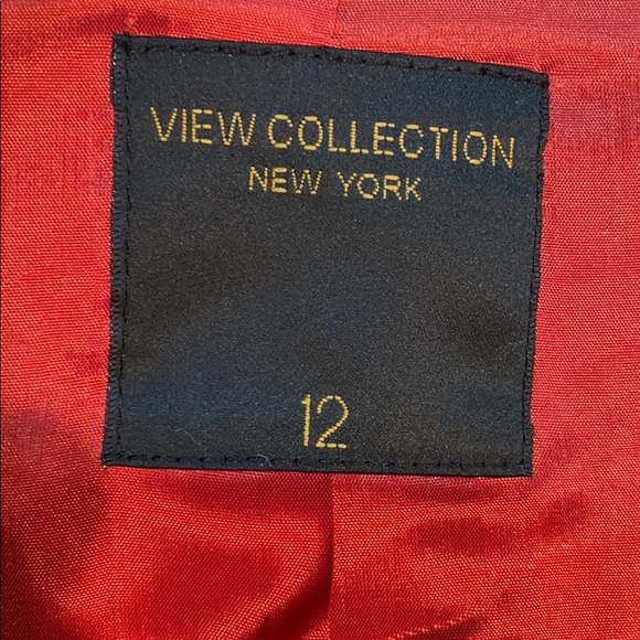 View collection 12 velvet print jacket tans euc - Picture 2 of 11